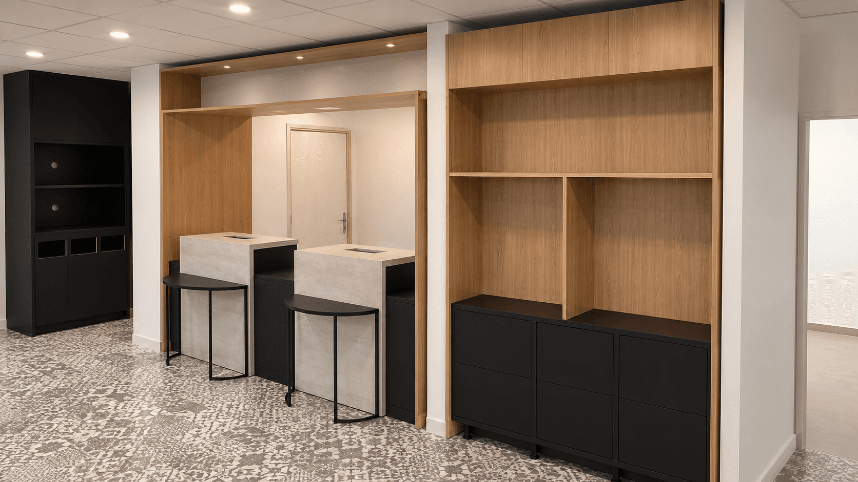 Agencement intérieur réalisé par CDS — Hôtel — Bessan