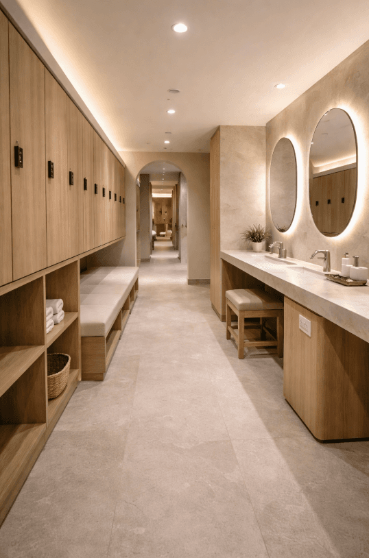 Agencement intérieur réalisé par CDS — Salle de sport