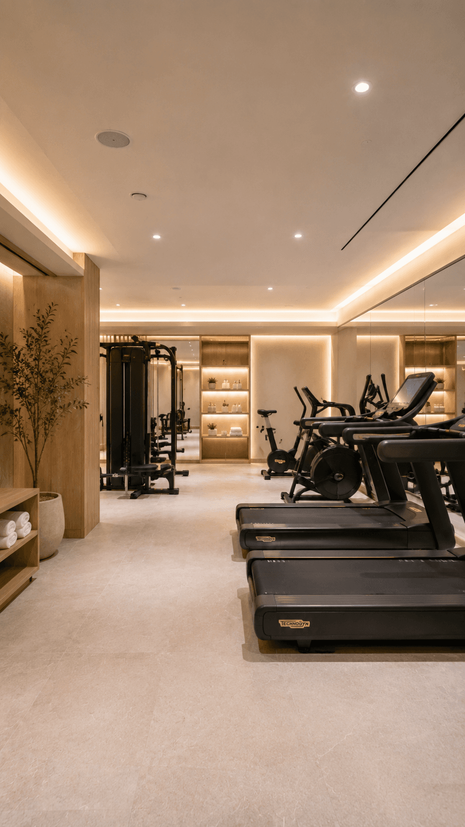 Agencement intérieur réalisé par CDS — Salle de sport