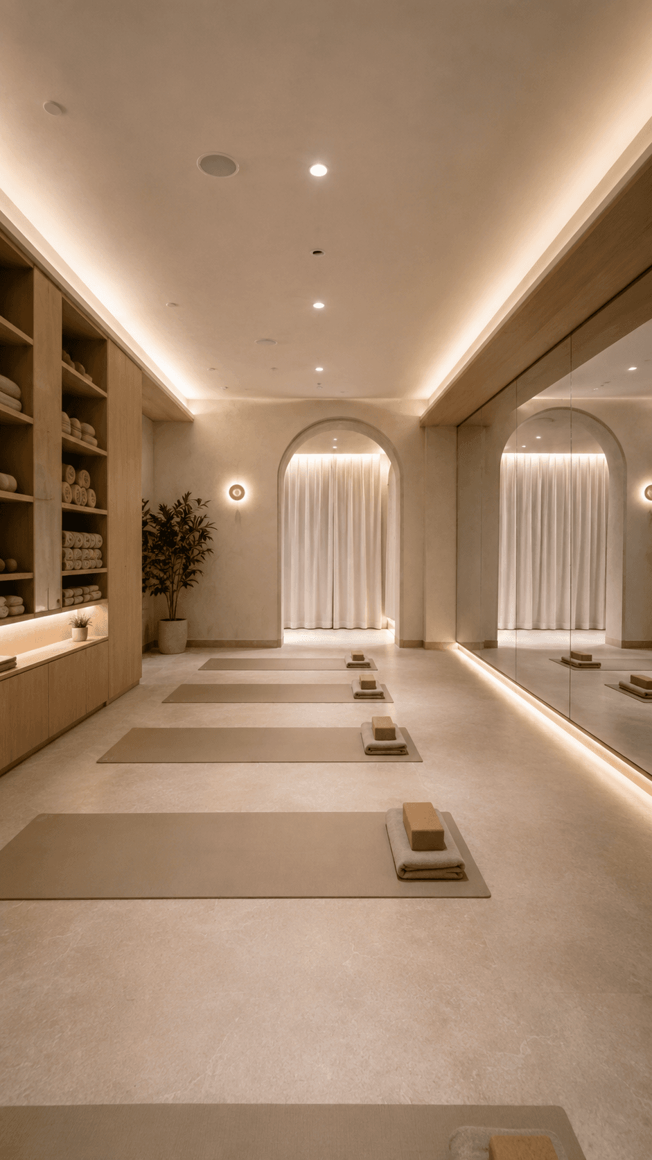 Agencement intérieur réalisé par CDS — Salle de sport